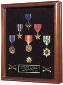 medals and Award Display Case
