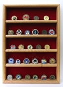 Challenge Coins wall Display, Challenge coin wall display
